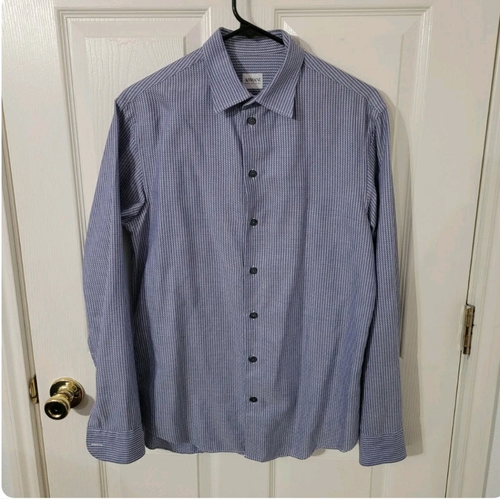 armani collezioni dress shirt small